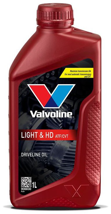 Масло синтетическое VALVOLINE LIGHT & HD ATF/CVT 1 л купить,NaN