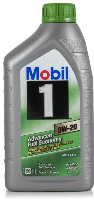 Моторное масло Синтетическое MOBIL Advanced Fuel Economy 0W-20 1 л купить,NaN
