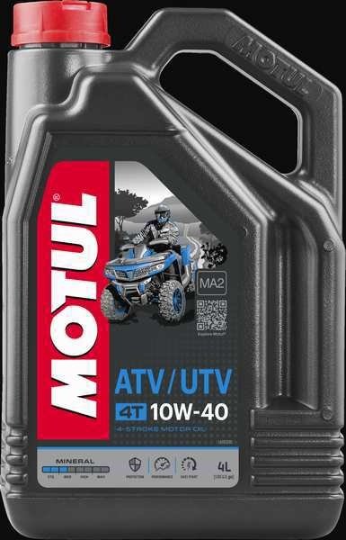 Моторное масло Минеральное Motul 4T ATV/UTV 10W-40 4 л купить,NaN