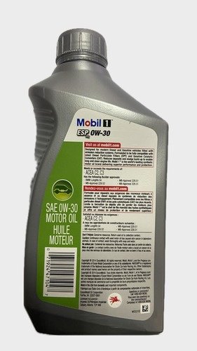 Моторное масло Синтетическое MOBIL Esp x1 Advanced Synthetic Motor Oil 0W-30 1 л купить,NaN