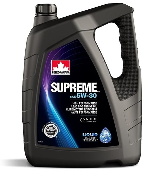 Моторное масло Полусинтетическое Petro-Canada Supreme 5W-30 5 л купить,NaN