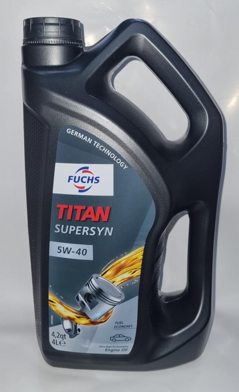 Моторное масло Синтетическое FUCHS Titan SuperSyn 5W-40 4 л купить,NaN