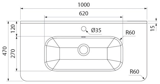 IDDIS Edifice 100 с умывальником