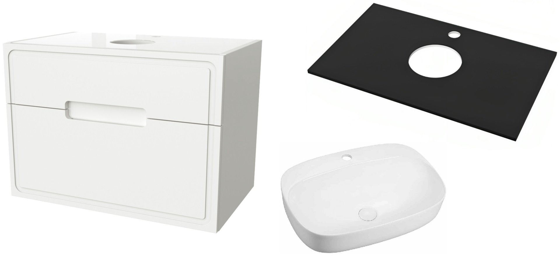 Тумба с раковиной KABINKA.KZ TA-MBO-100PS-blanco, 100x56x49 см, белый - ForteMarket Тумба с раковиной KABINKA.KZ TA-MBO-100PS-blanco, 100x56x49 см, белый купить,NaN