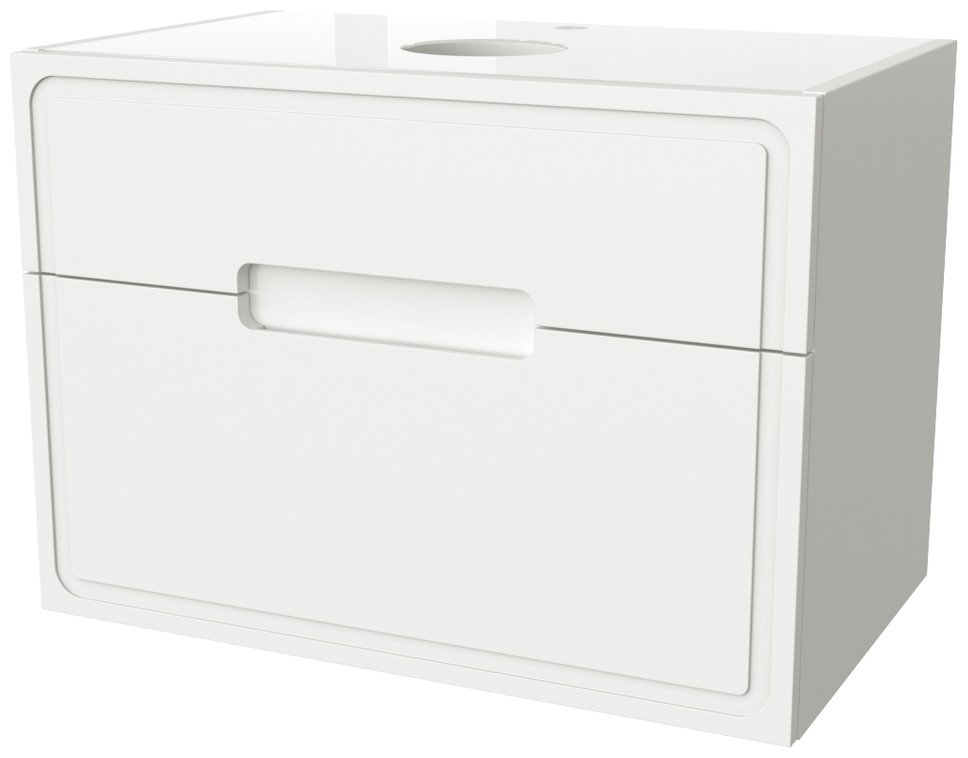 Тумба с раковиной KABINKA.KZ TA-MBO-100PS-blanco, 100x56x49 см, белый