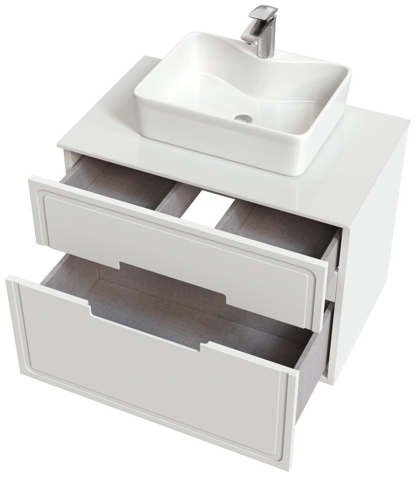 Тумба с раковиной KABINKA.KZ TA-MBO-100PS-blanco, 100x56x49 см, белый