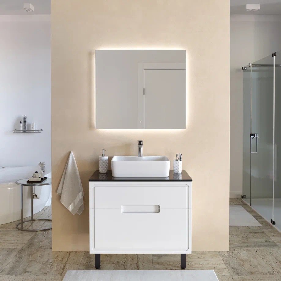 Тумба с раковиной KABINKA.KZ TA-MBO-100PS-blanco, 100x56x49 см, белый