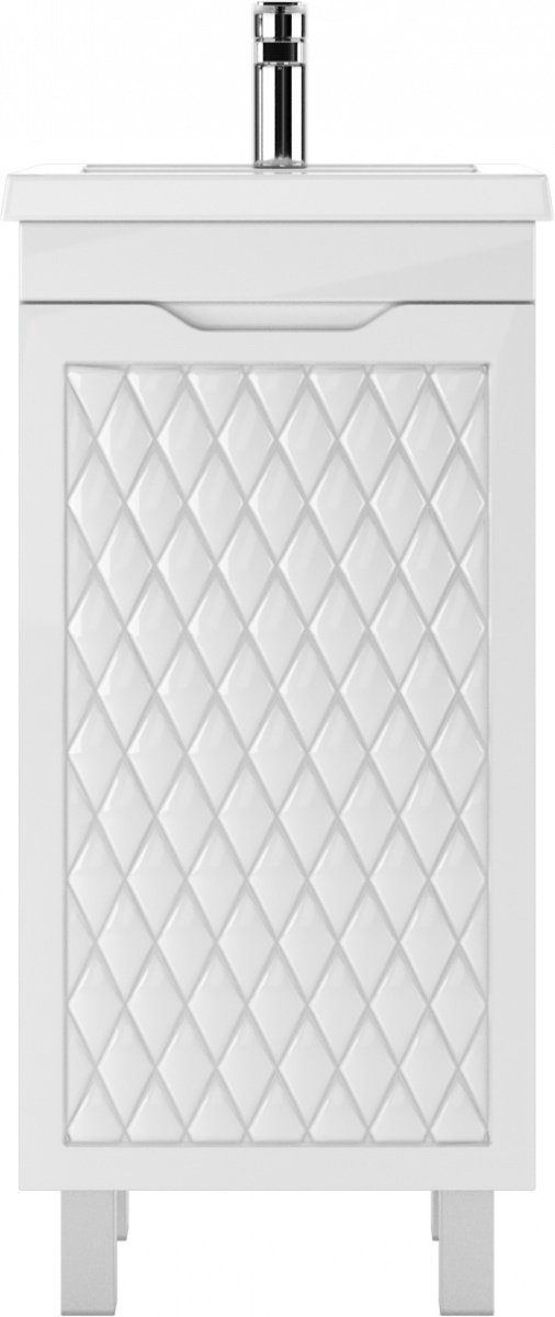 Тумба с раковиной KABINKA.KZ Andrea 40 3D , 38.4x82x34.4 см, белый купить,NaN