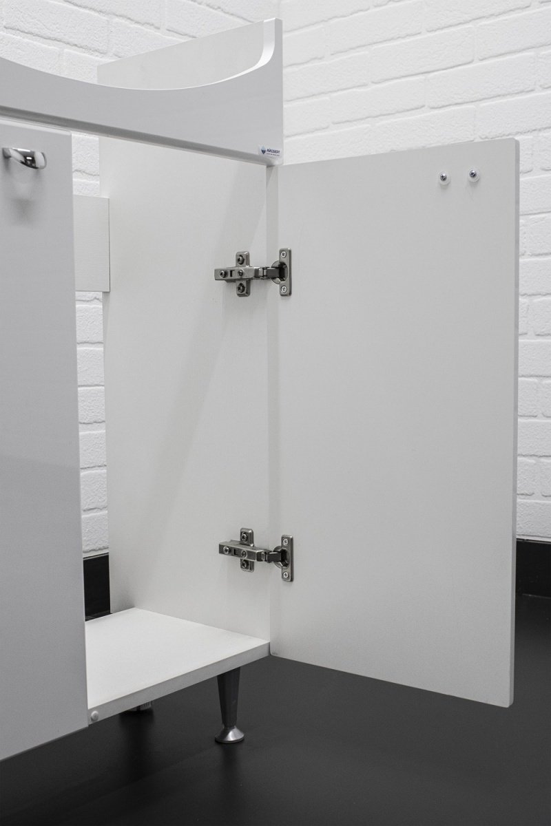 Тумба с раковиной KABINKA.KZ Адай, 59.2x82x30.1 см, белый