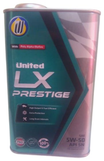 Масло синтетическое United Oil син 5/50 LX Prestige 1л. 1 л купить,NaN