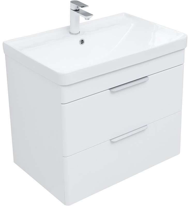 Тумба с раковиной KABINKA.KZ Ирис 70 310145, 69x57.2x46 см, белый купить,NaN