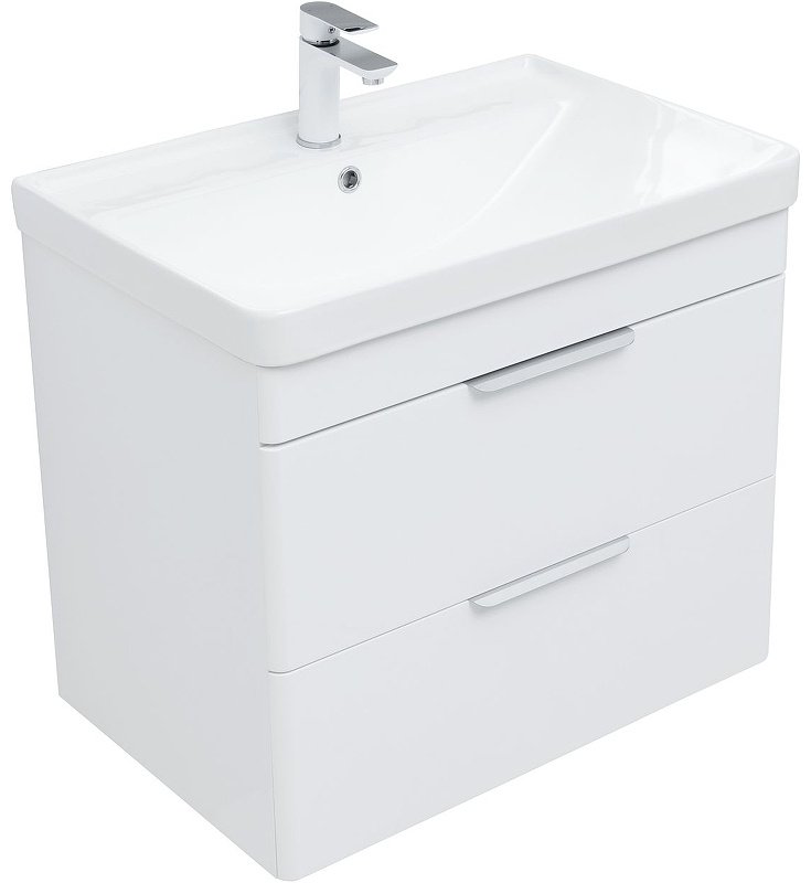 Тумба с раковиной KABINKA.KZ Ирис 70 310145, 69x57.2x46 см, белый купить,NaN