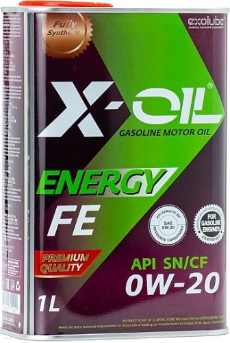 Моторное масло Синтетическое X-OIL Energy 0W-20 1 л купить,NaN