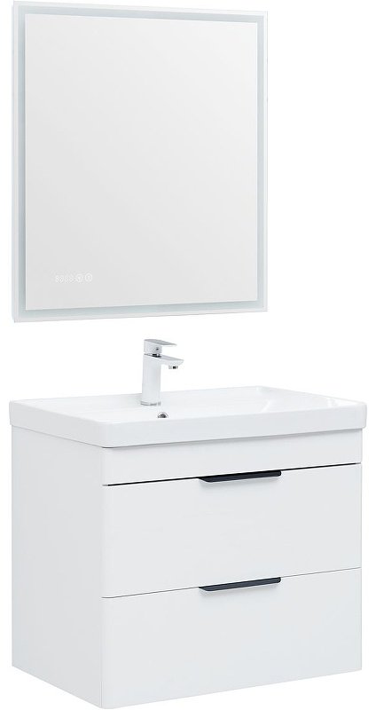 Тумба с раковиной KABINKA.KZ Ирис 70 310145, 69x57.2x46 см, белый купить,NaN