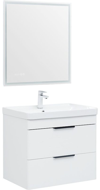 Тумба с раковиной KABINKA.KZ Ирис 70 310145, 69x57.2x46 см, белый купить,NaN
