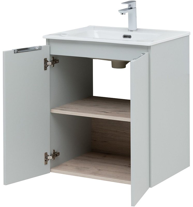 Тумба с раковиной KABINKA.KZ 277524, 60x68.4x45.7 см, белый