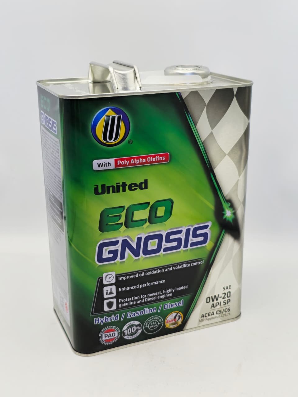 Моторное масло Синтетическое United Oil ECO-GNOSIS 0W-20 4 л купить,NaN