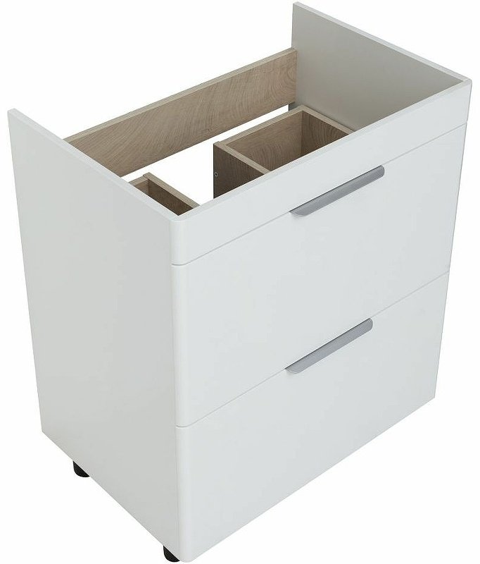 Тумба с раковиной KABINKA.KZ Ирис 70 310153, 69x77.2x46 см, белый
