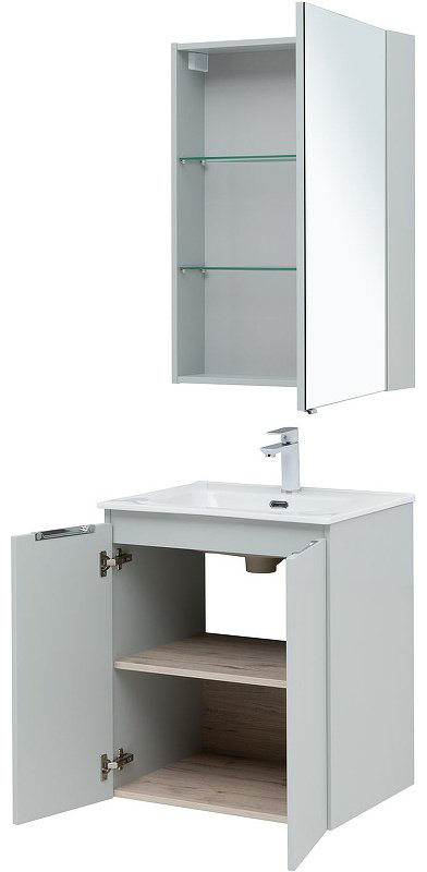 Тумба с раковиной Kabinka.kz 277524 60x68.4x45.7см белый купить,NaN