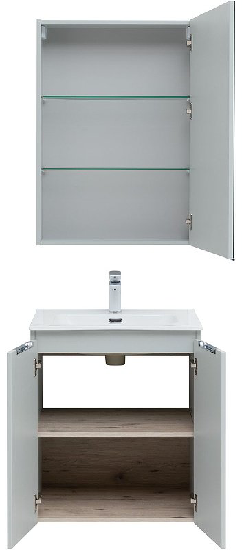 Тумба с раковиной Kabinka.kz 277524 60x68.4x45.7см белый купить,NaN