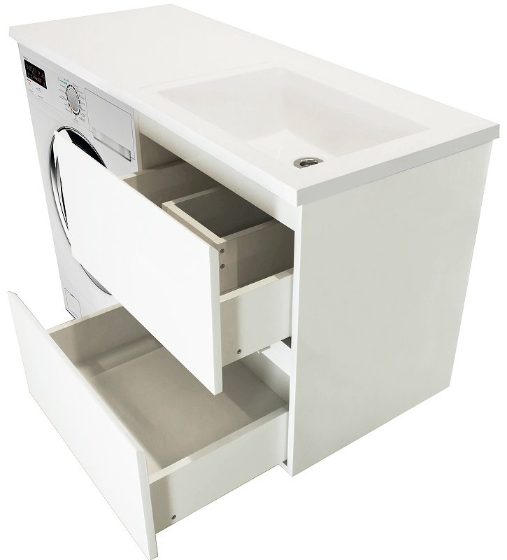 Тумба без раковины KABINKA.KZ ФР-00002314, 100x73.5x48.2 см, белый