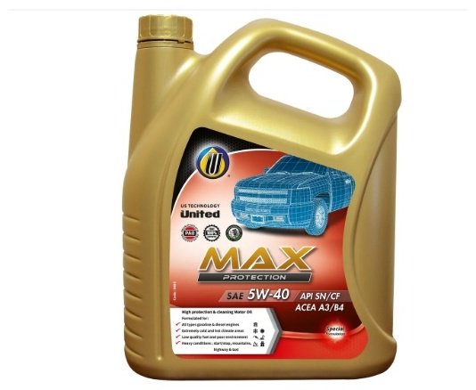 Моторное масло Синтетическое United Oil Oil 5W-40 5 л купить,NaN