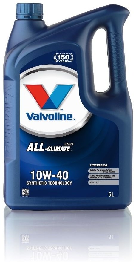 Моторное масло Полусинтетическое VALVOLINE All 10W-40 5 л купить,NaN