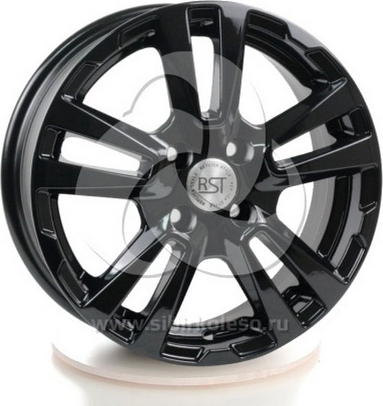 RST R065 BL 60.1 6x15/4x100 D60.1 ET50 4 диска черный, серебристый, графит купить,NaN