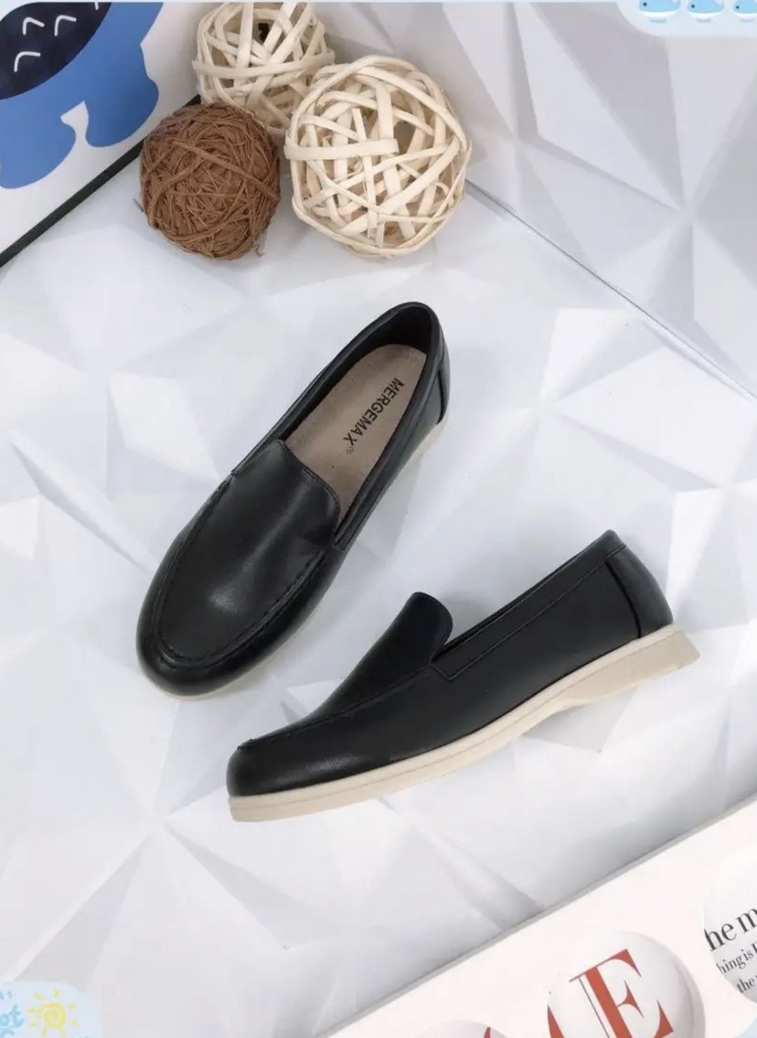 Лоферы Fashion chic сиреневый, черный