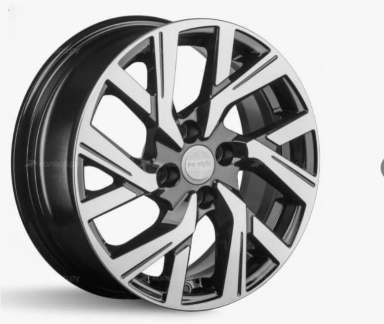 2BE BKY1353 6x15/4x98 D58.6 ET35 4 диска серебристый, черный купить,NaN