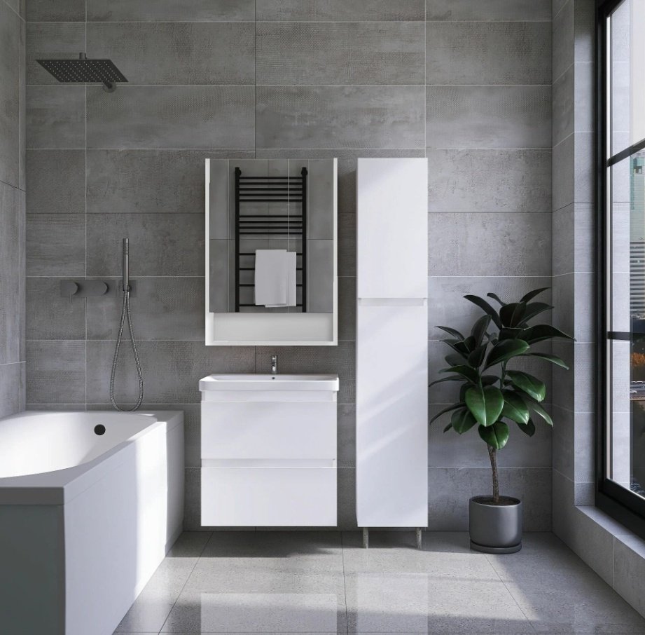 Тумба без раковины Viant K0000084311, 56x56x43 см, белый