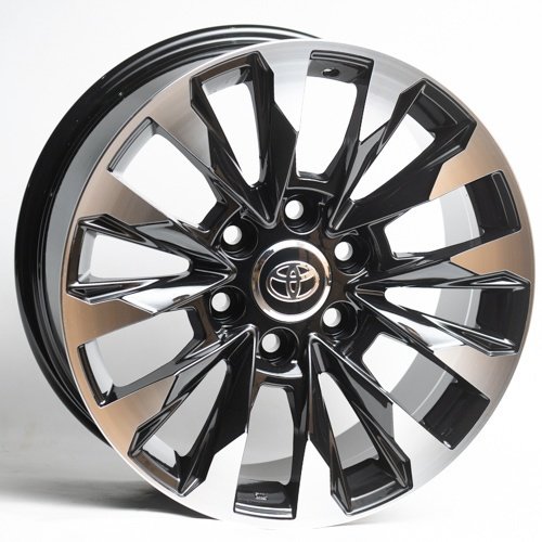 Kipardo H880D 8x18/6x139.7 D106.1 ET25 черный, серебристый купить,NaN