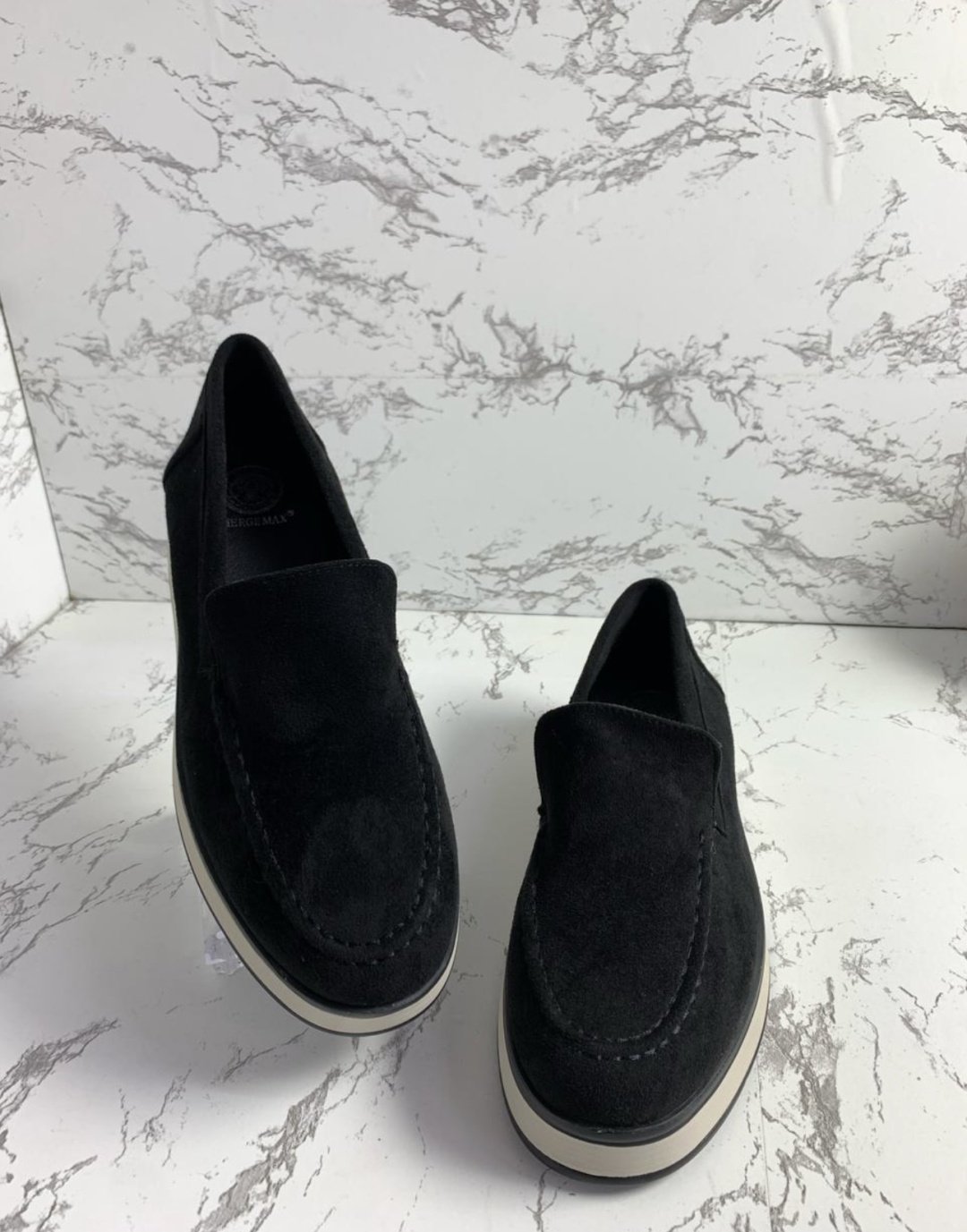 Лоферы FASHION хаки, черный
