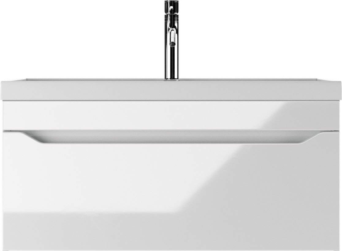 Тумба с раковиной Kabinka.kz Bazis 90 89x40x45.5см белый купить,NaN