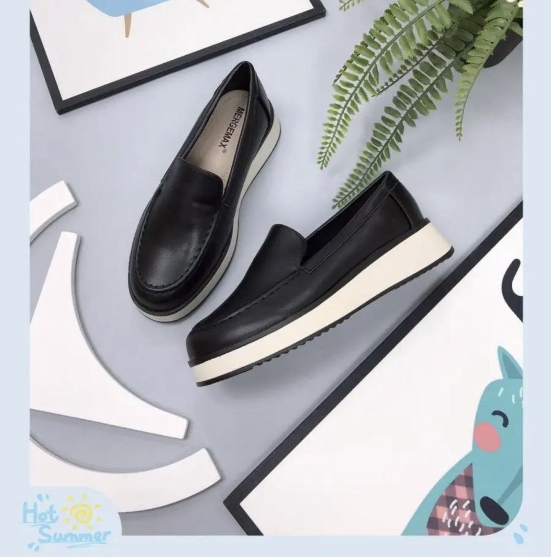 Лоферы Fashion chic розовый, черный