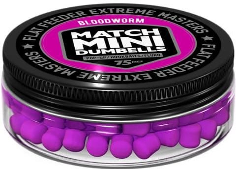 Бойлы FFEM Pop-Up Match Mini Bloodworm 7x10mm 75шт фиолетовые купить,3500