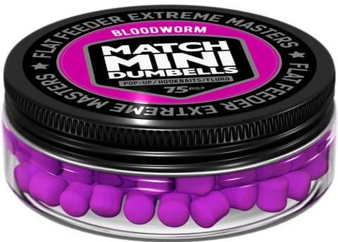 Бойлы FFEM Pop-Up Match Mini Bloodworm 7x10mm 75шт фиолетовые купить,3500