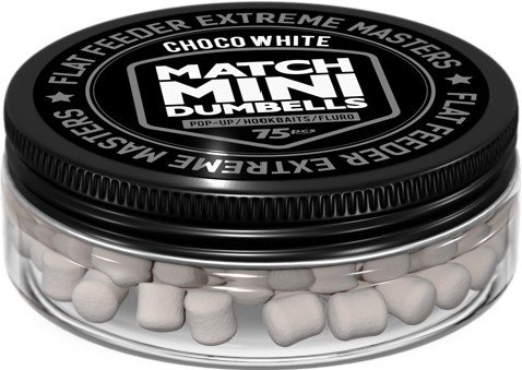 Бойлы FFEM Pop-Up Match Mini Choco 7x10mm 75шт белые  купить,NaN