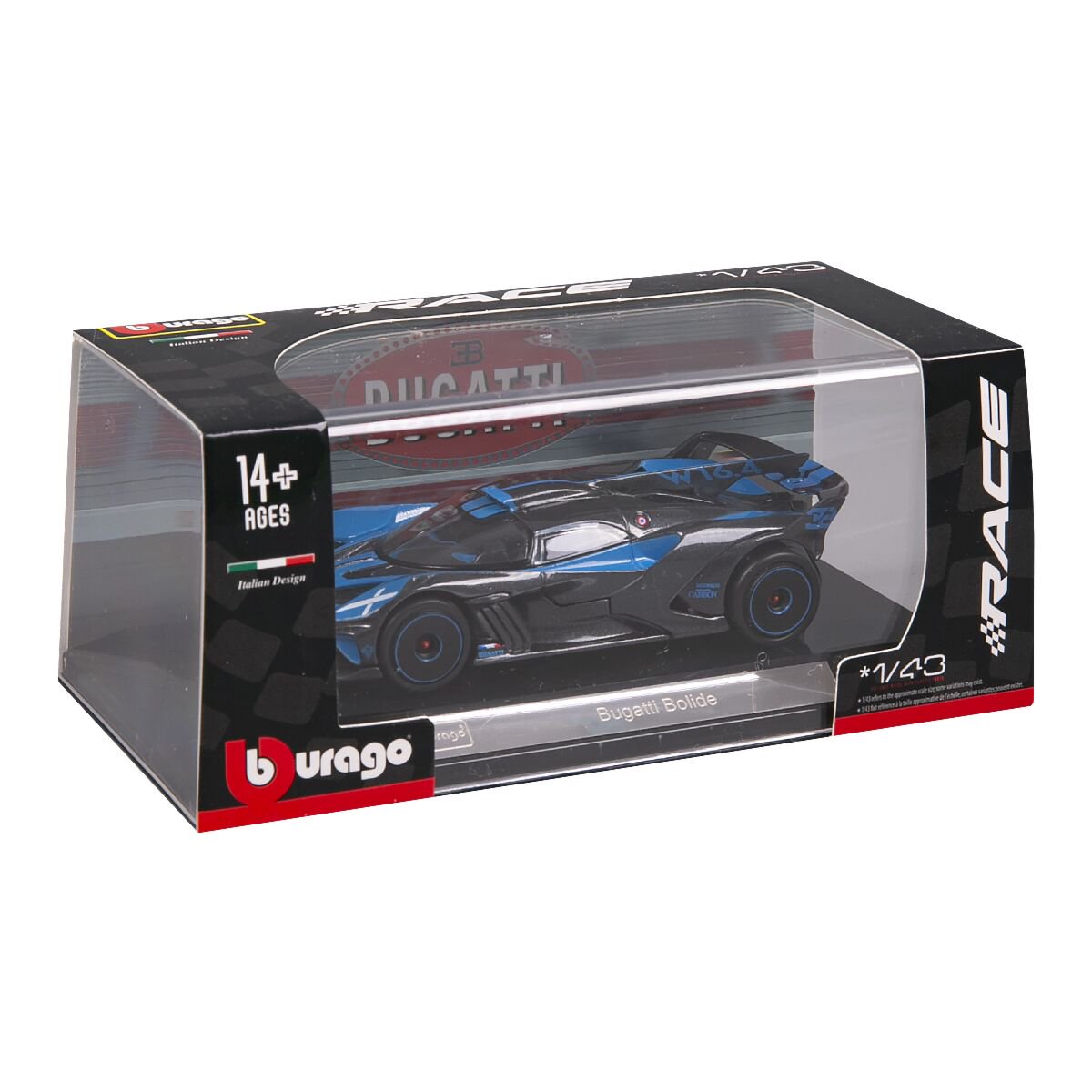 BBURAGO: 1:43 Bugatti Bolide купить,NaN