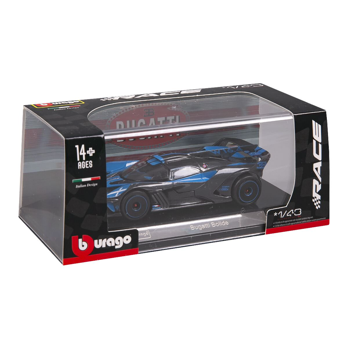 BBURAGO: 1:43 Bugatti Bolide купить,NaN