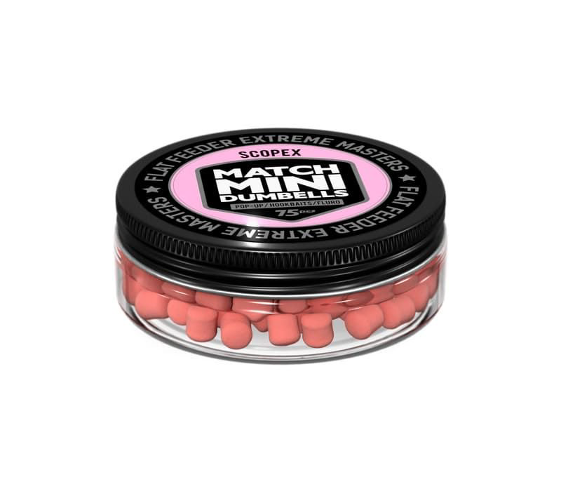 Бойлы FFEM Pop-Up Match Mini Scopex 7x10mm 75шт розовые купить,NaN
