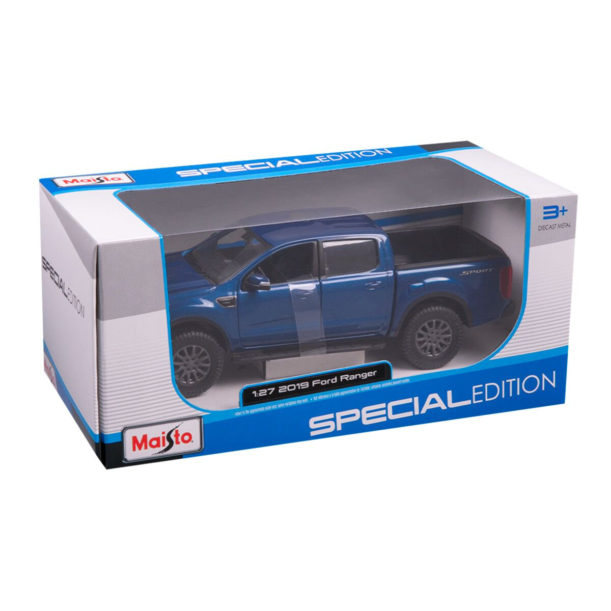 Maisto: 1:24 Ford Ranger 2019 (met. blue) купить,NaN