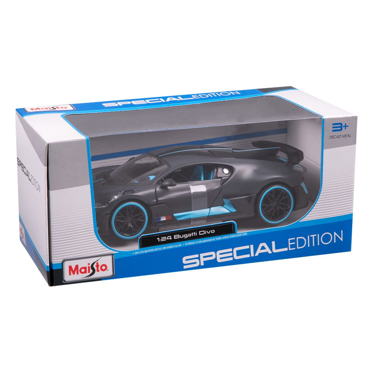 Maisto: 1:24 Bugatti Divo (flat dark grey) купить,NaN