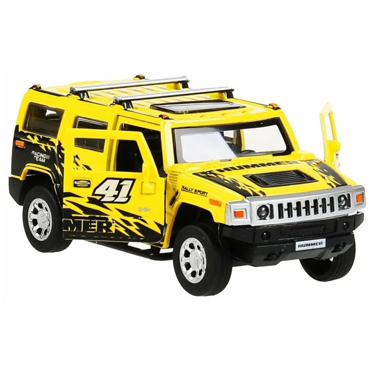 Технопарк: Hummer H2 спорт 12см желтый купить,NaN