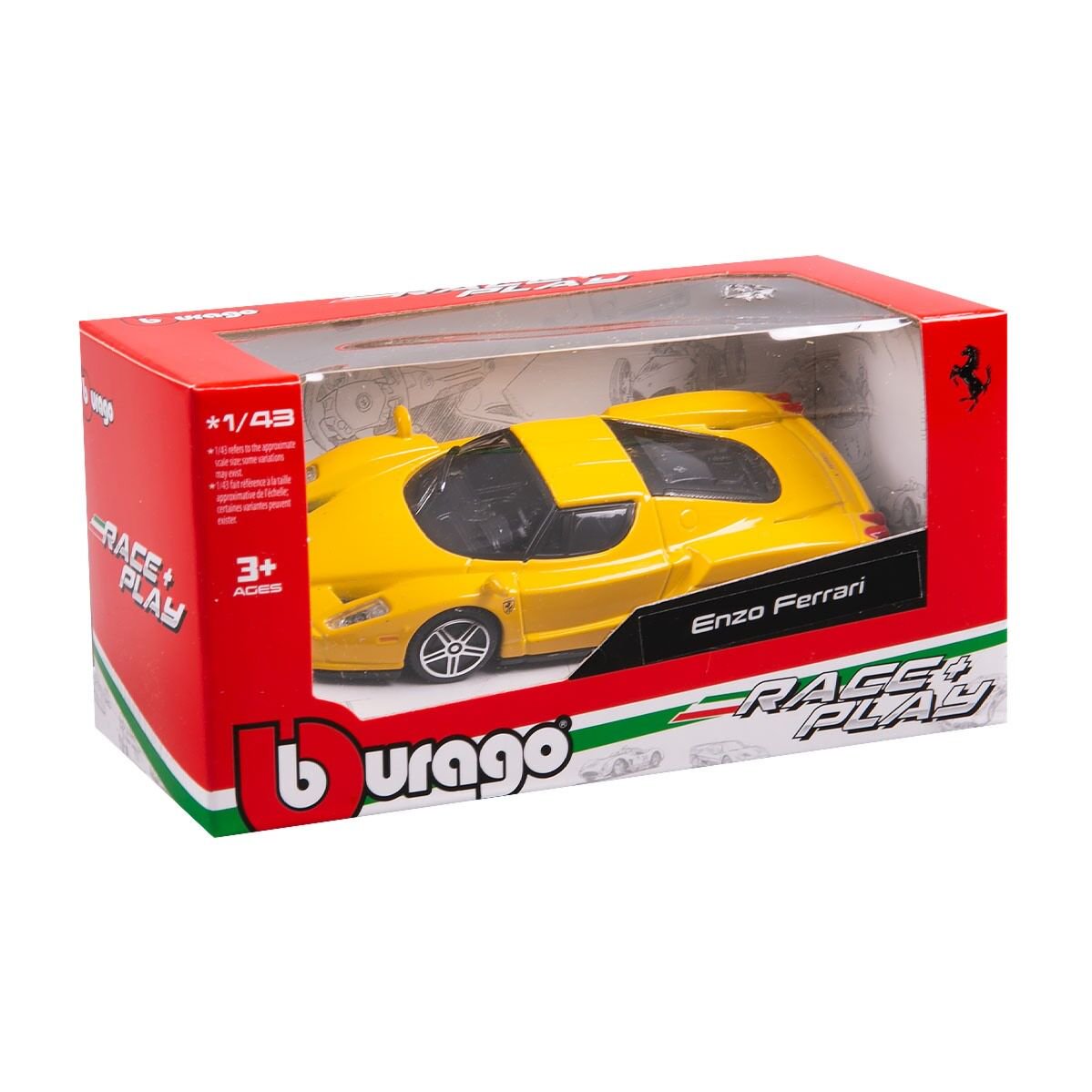 BBURAGO: 1:43 Ferrari Enzo (yellow) купить,NaN