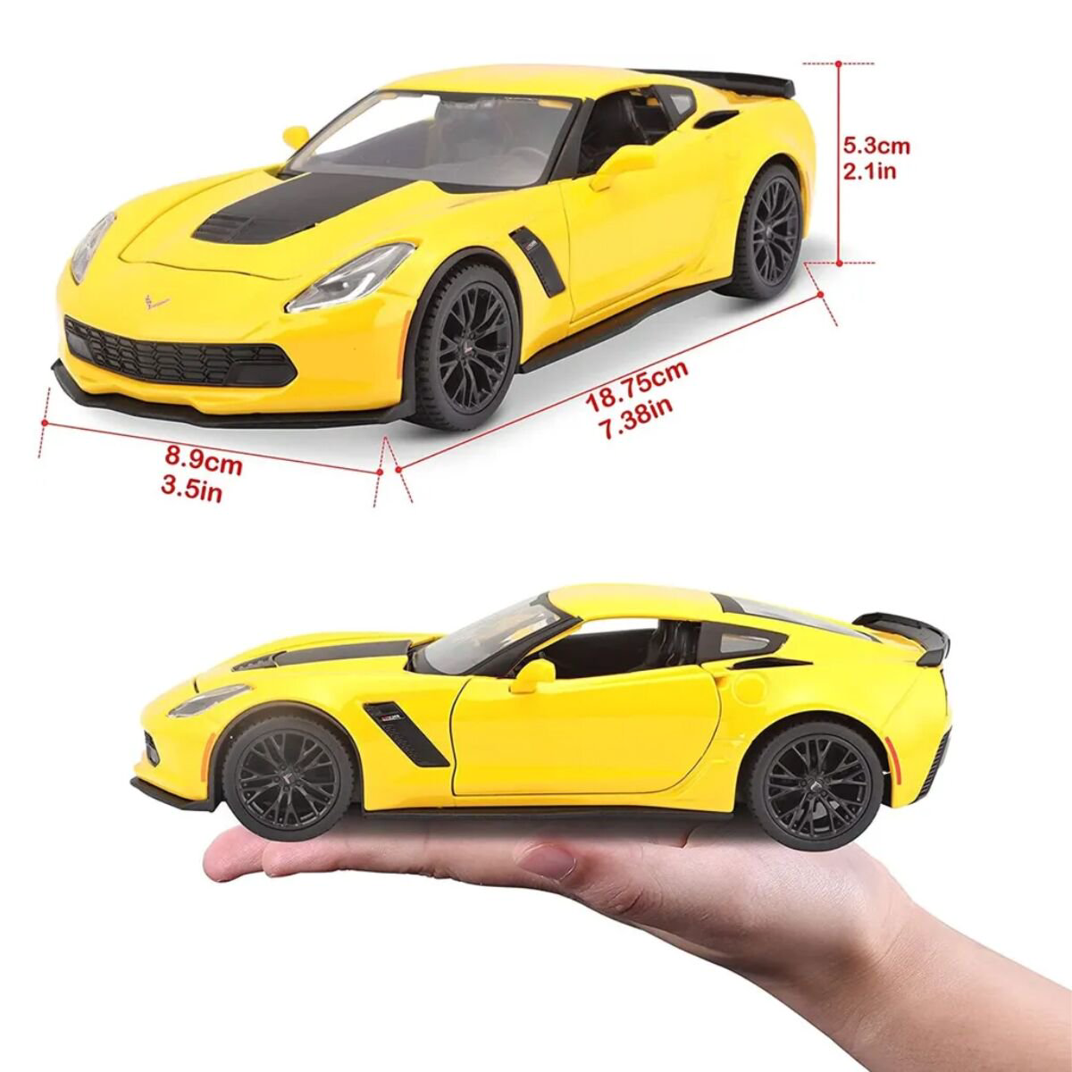 Maisto: 1:24 Corvette Z06 2015 (yellow) купить,NaN