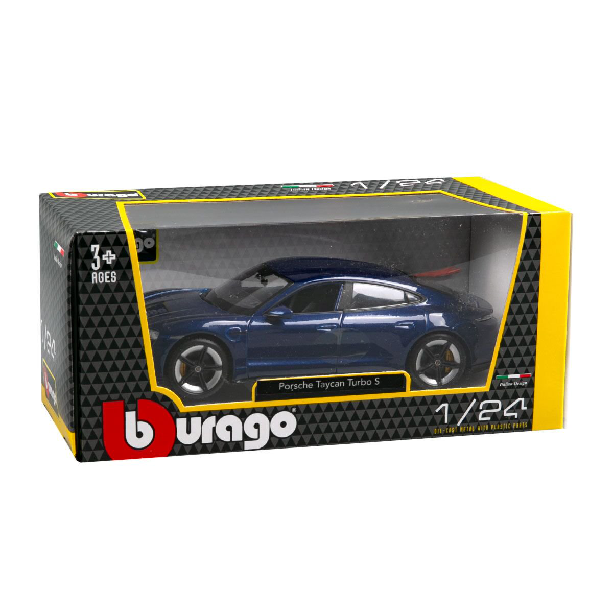 BBURAGO: 1:24 Porsche Taycan Turbo S (blue) купить,NaN