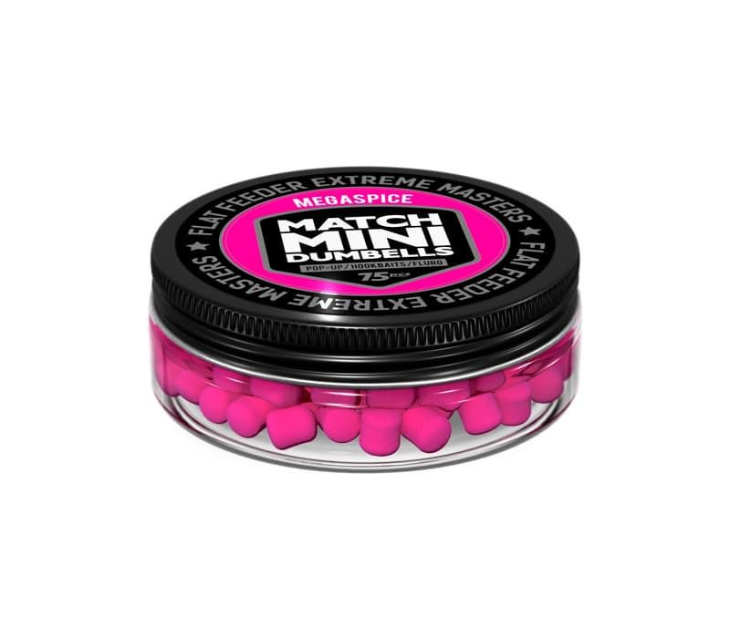 Бойлы FFEM Pop-Up Match Mini Megaspice 7x10mm 75шт розовые