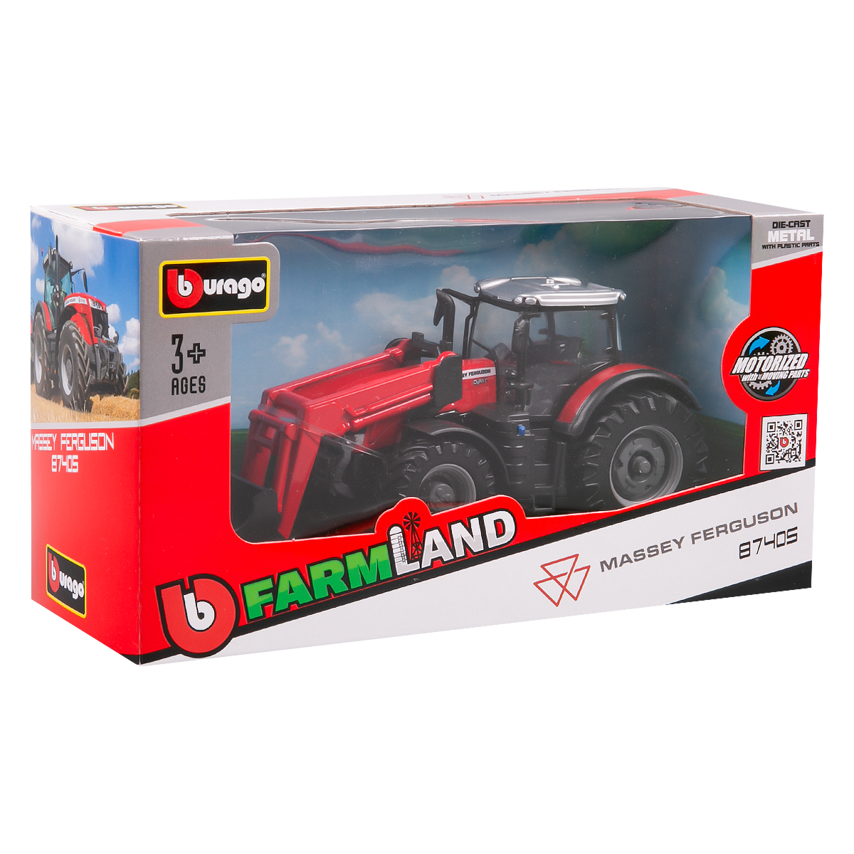 BBURAGO: Massey Ferguson 8740S с ковшом 10 см. купить,NaN