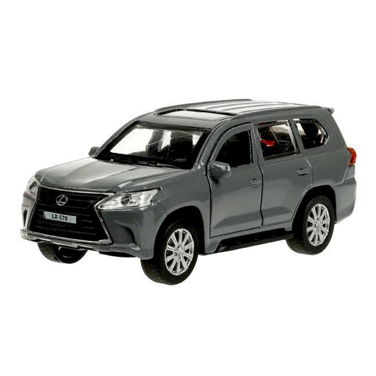 Технопарк: Lexus LX-570 12см, серый